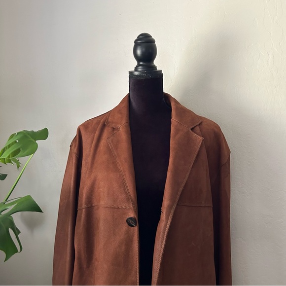 Vintage Brown Genuine Leather Jacket - Picture 6 of 16